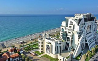 Ausblick von der Orbi Residence Volna